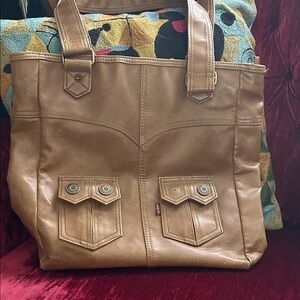 Levi’s Brown Leather Tote Bag